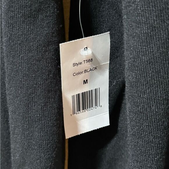 Alexia Admor Frances Preppy Cardigan Sweater Black M NEW - Picture 4 of 6